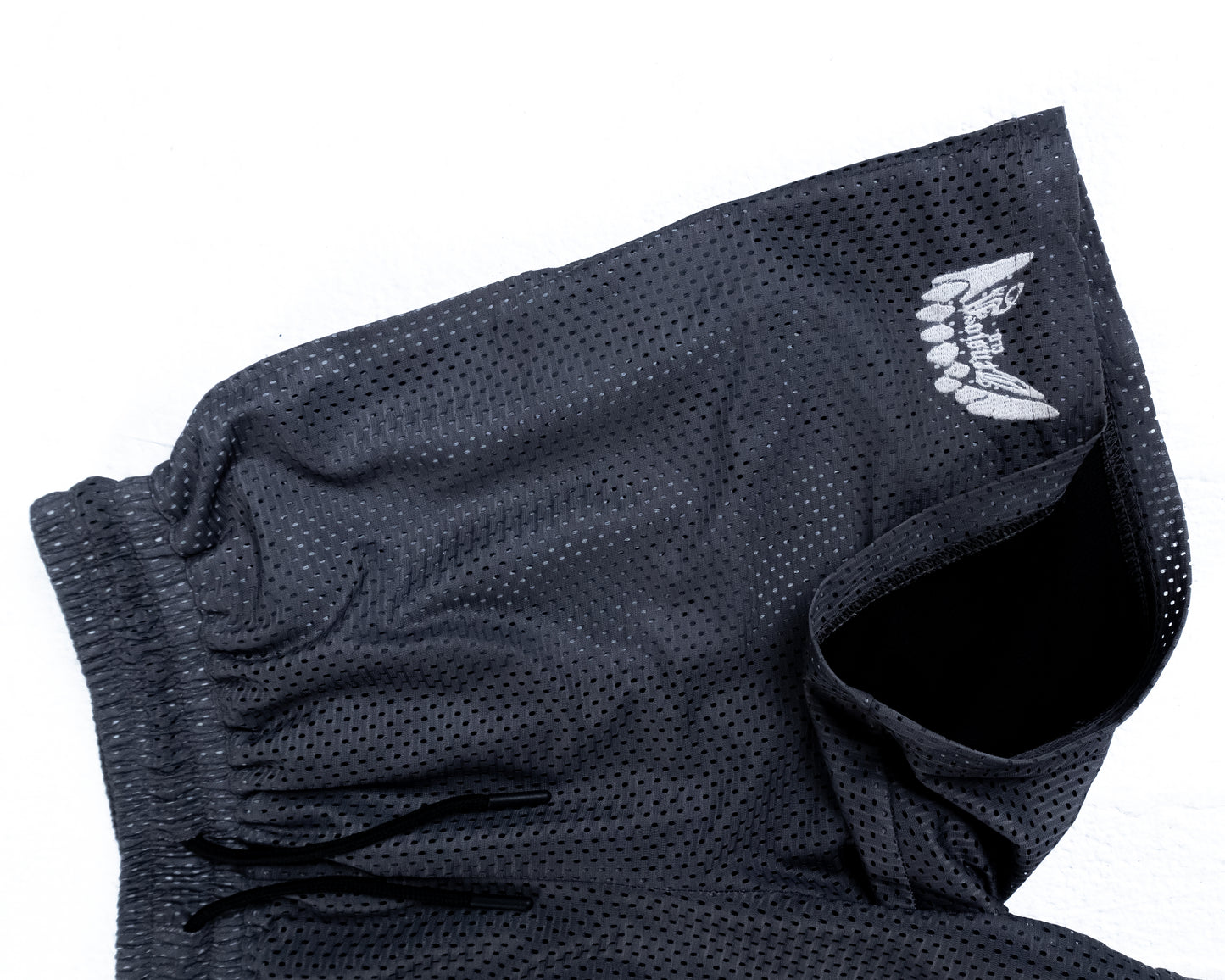 Double Layered Mesh Shorts - Nardo Grey