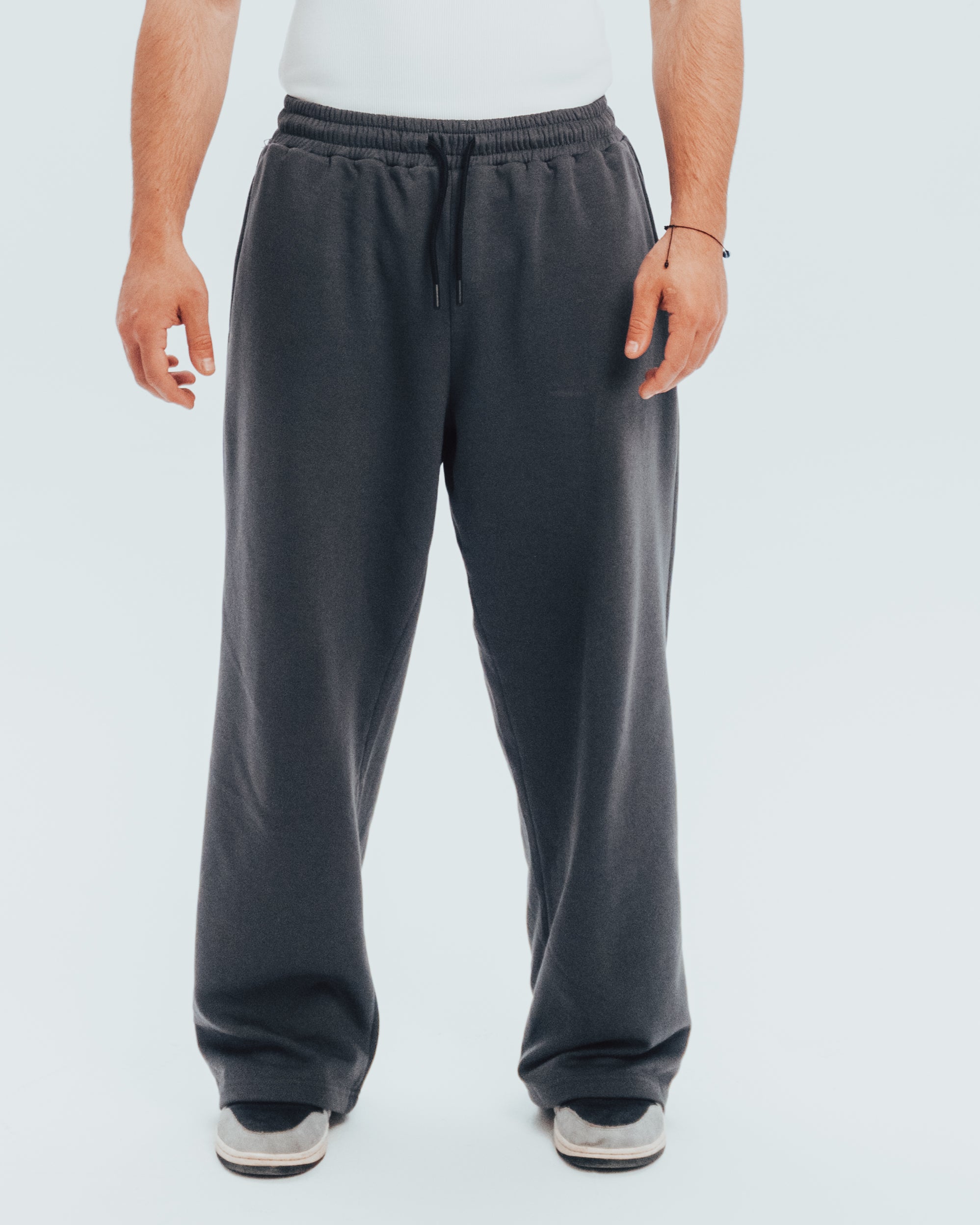 Wide Leg Sweatpants Gray