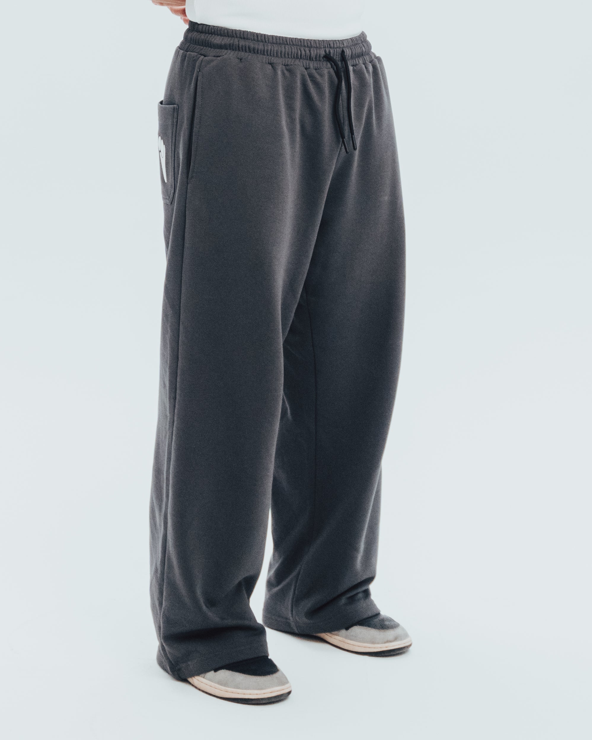 Wide Leg Sweatpants Gray