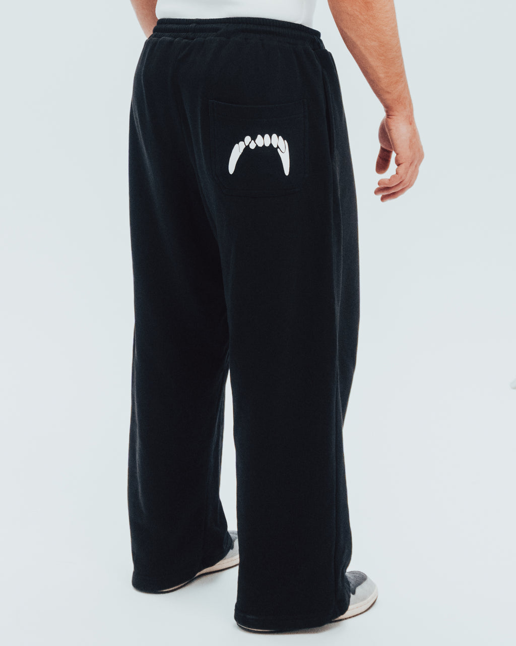 Wide Leg Sweatpants Black