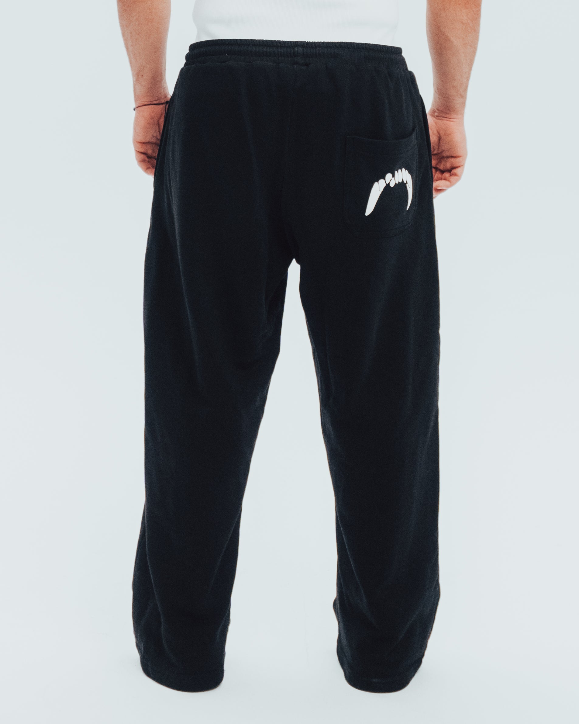 Wide Leg Sweatpants Black
