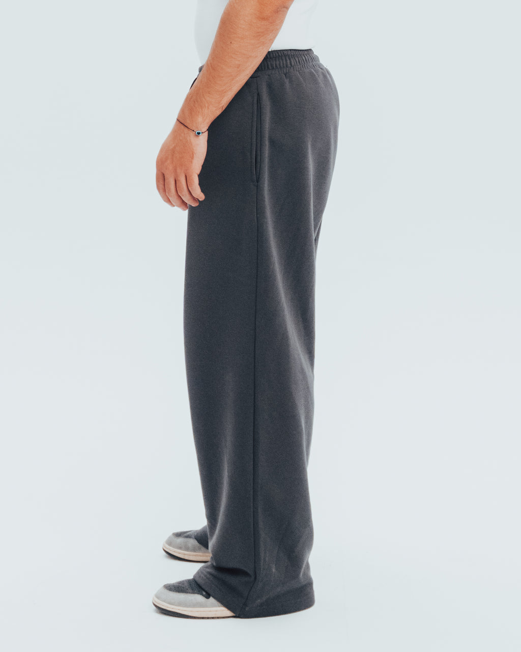 Wide Leg Sweatpants Gray