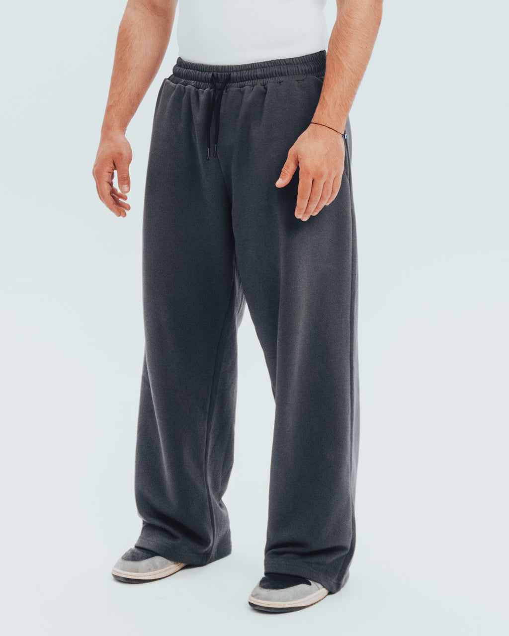 Wide Leg Sweatpants Gray