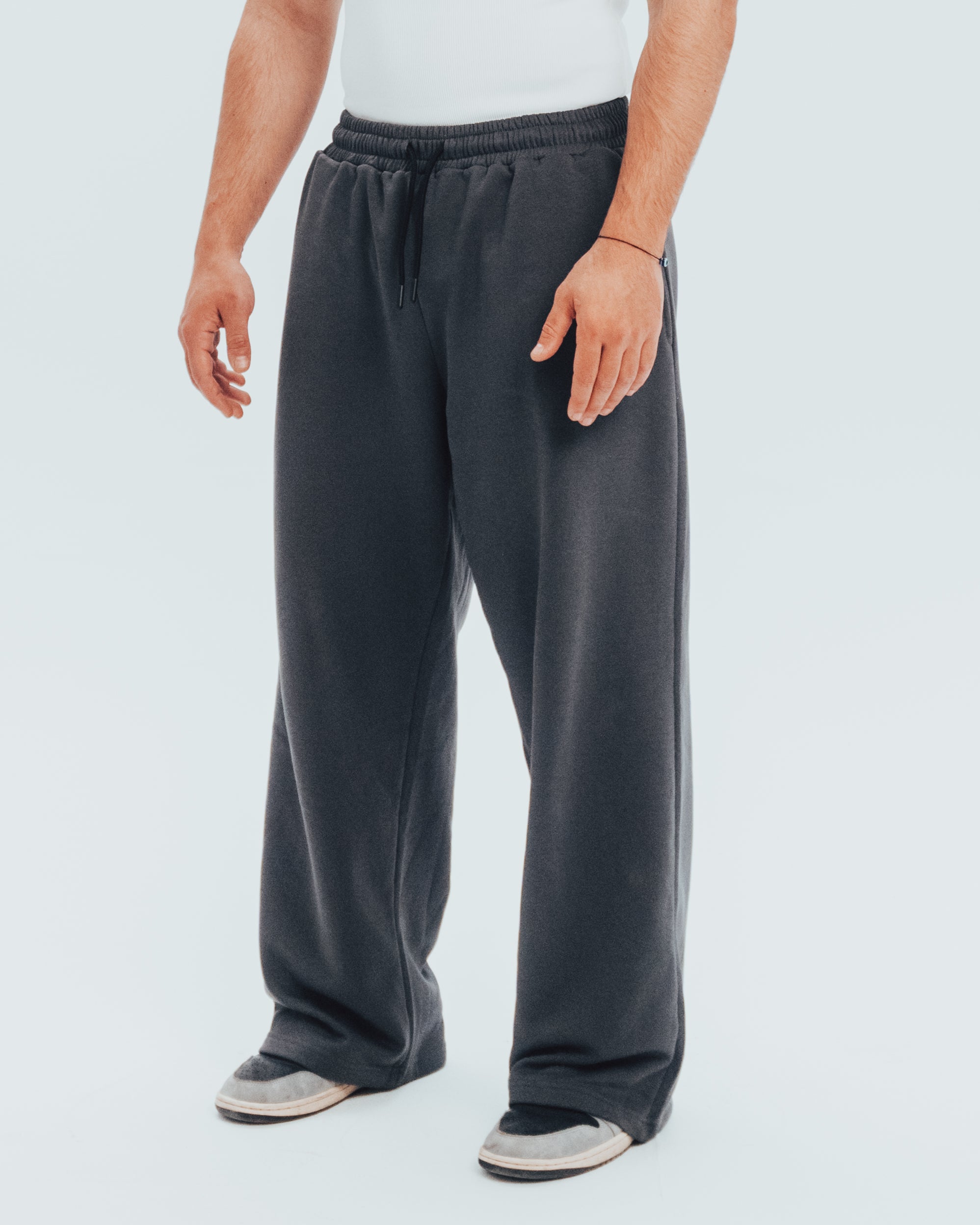 Wide Leg Sweatpants Gray